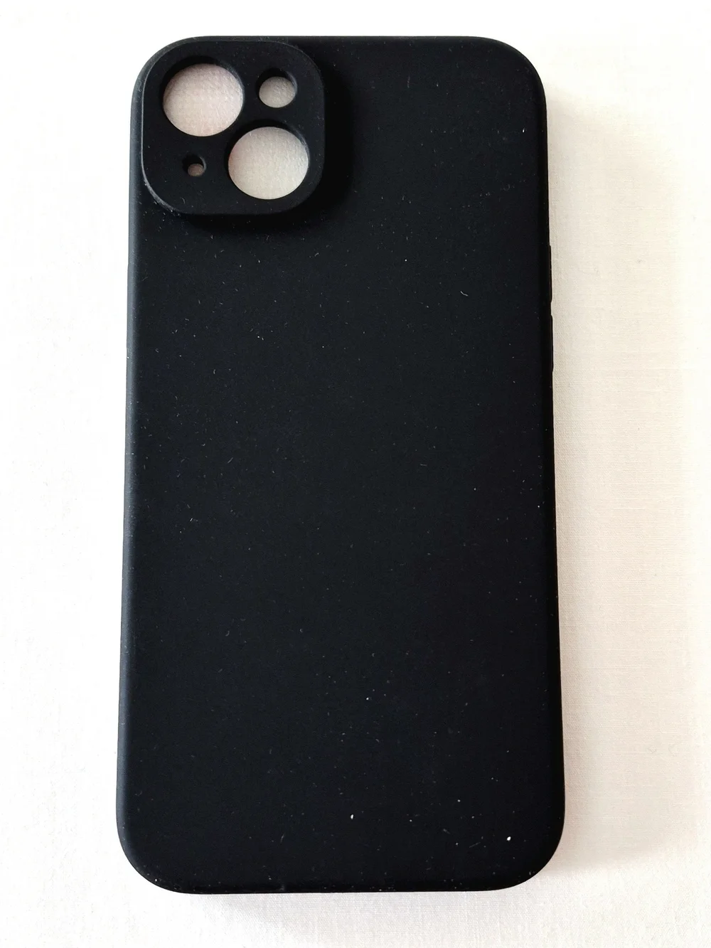 Black Case for iPhone 14 Plus - Protective Slim Cover With Screen Protector Kit